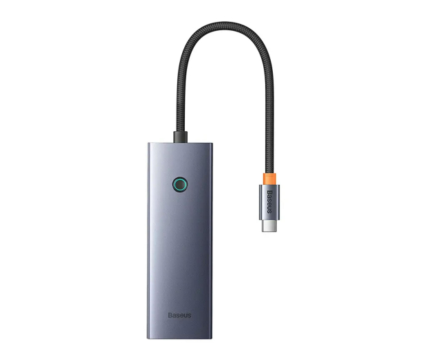 Baseus UltraJoy Series Lite 4-Port (USB-C - 4x USB3.0, szary) - 1310891 - zdjęcie